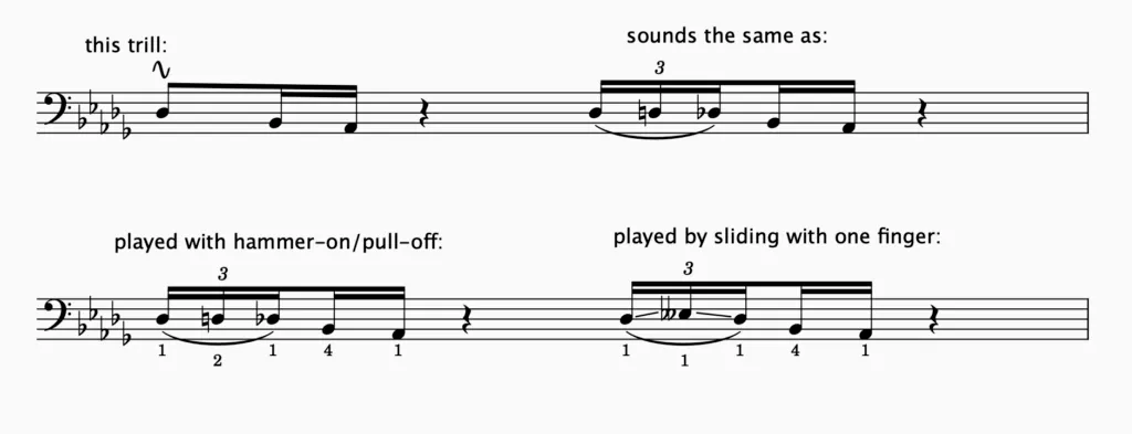 explanation of Joe Dart’s trills from Christmas in L.A.